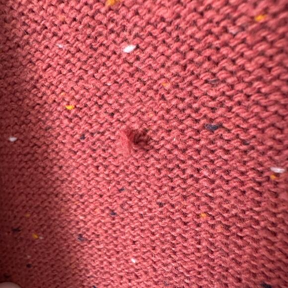 Serra Cardigan Sweater Womens LARGE Open Front Long Pockets Boho Donegal Preppy - Picture 6 of 10